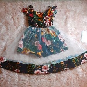 Toddler girl dress romper
